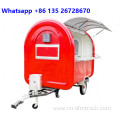 Customized food cart for coffee icecream with CE